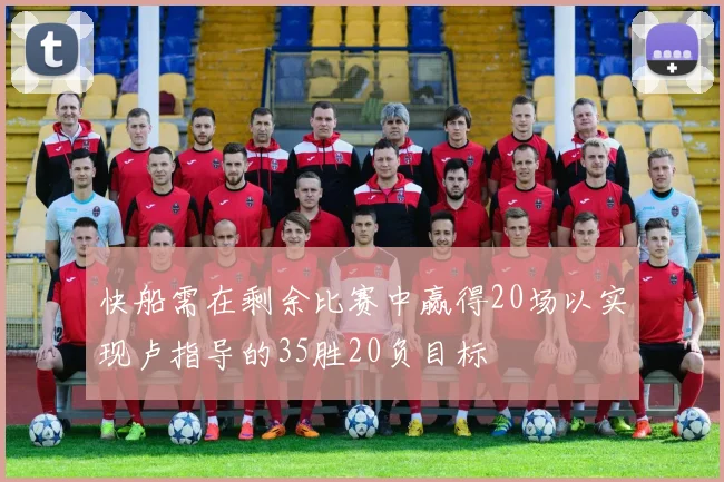 快船需在剩余比赛中赢得20场以实现卢指导的35胜20负目标